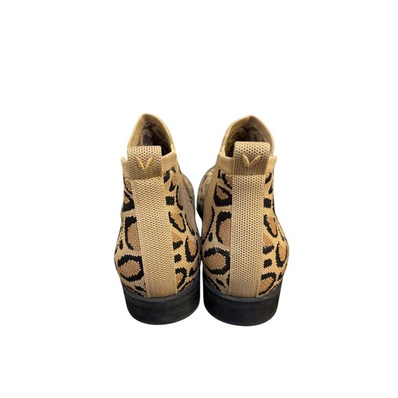 Vivaia Leopard Print Knit Ankle Boots 7.5 - Picture 4 of 6
